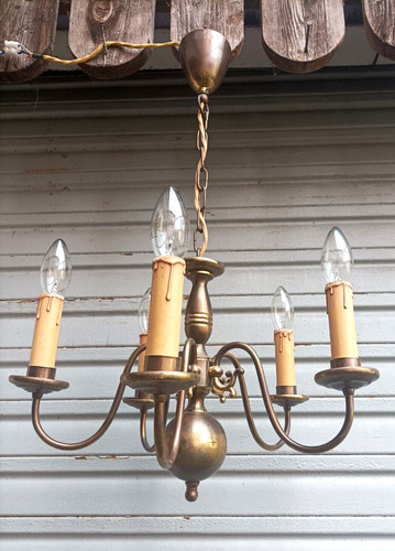 Petit lustre feux style - petit,