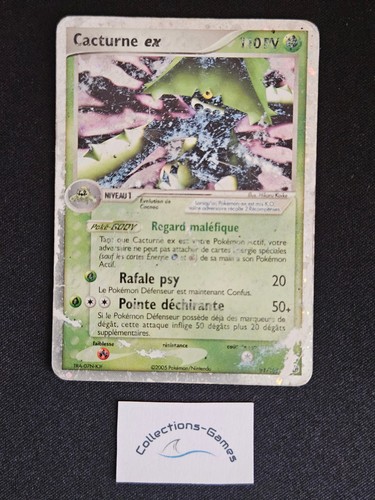Carte pokémon cacturne - carte,