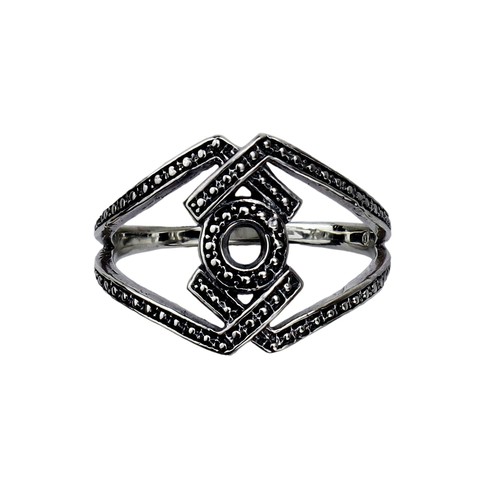 Bague doigt - , argent