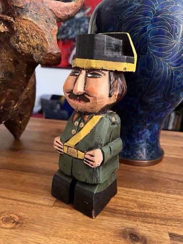 Statuette figurine polychrome - figurine,