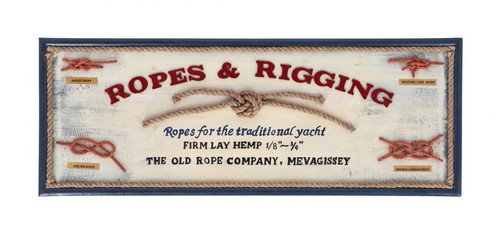 Wooden board for - , ropes