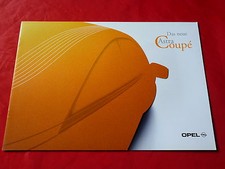 1999 Opel Astra G Coupe Preview Brochure Brochure Depliant Folleto