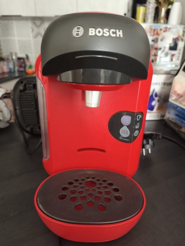 Machine café rouge avec - café,, rouge,