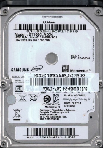 St1000lm024 m101mbb sc3 - hn-m101mbb/sc3, f/w