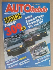 AUTO HEBDO N°506 22/1/1986