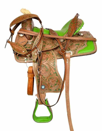 Selle cuir western - selle, en