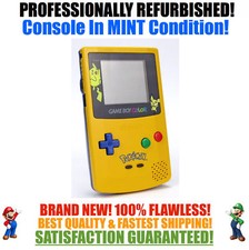 *NEW SCREEN* Nintendo Game Boy Color GBC Pikachu Pokemon Limited Edition System
