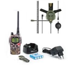 TALKIE WALKIE MIDLAND G9 PRO CAMOUFLAGE 30 KM  5W + CASQUE BOW  PACK SOFTAIR