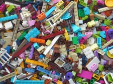 Bulk Lot of 100 Small LEGO / 100% LEGO FRIENDS Finish Pieces 
