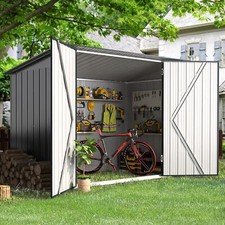 Abri de Jardin Métal 1,96 m² - Cabane de Jardin Exterieur pour Stockage vélos