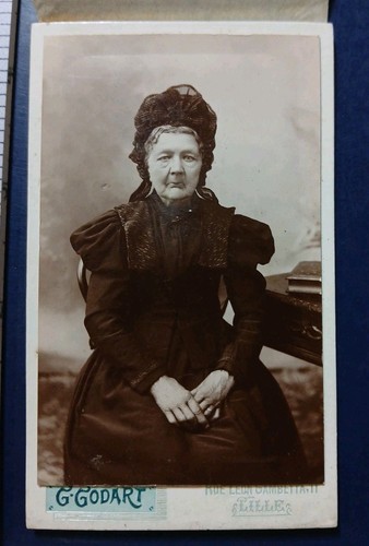 1900 dame âgée - dame, costume