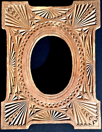 Ancien cadre photo bois - ancien,