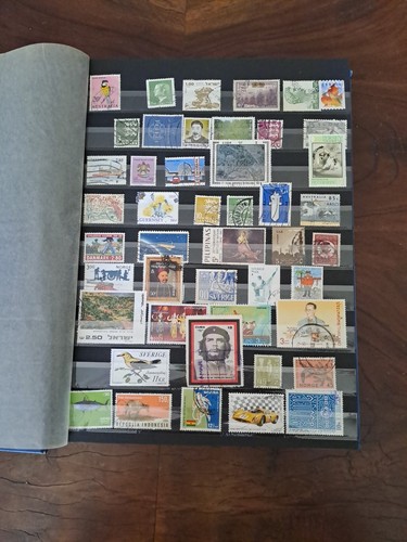 Album bleu timbres - album, etrangers