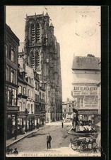 CPA Abbeville, La Rue du Pont