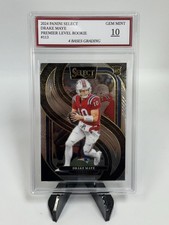 2024 Panini Select Drake Maye Patriots Premier Level Rookie #113 Gem Mint 10!