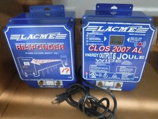 2 LACME CLOS 2007 AL ENERGY OUTPUT 67 JOULE 12,000 V & 10,000 VOLTS.            