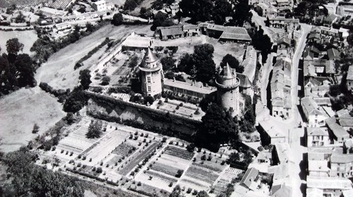 Ancienne photo aérienne - ancienne,