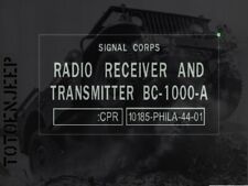 plate plaque radio us ww2