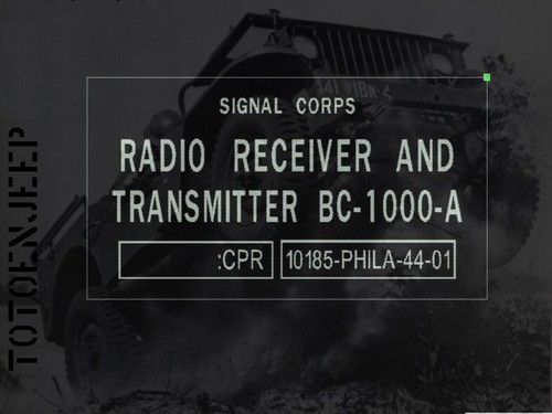 Plate plaque radio ww2 - us,