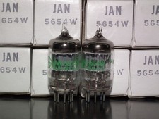Matched Pair NOS NIB 5654W 6AK5W EF95 General Electric - Yaqin Little Dot