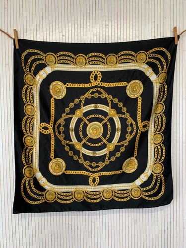 Foulard carré vintage motif - vintage,
