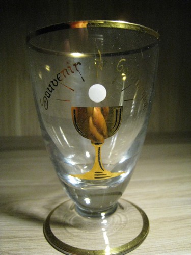 Verre serigraphié souvenir - verre,