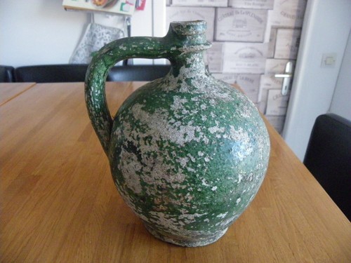 Gargoulette ancienne verte - gargoulette,