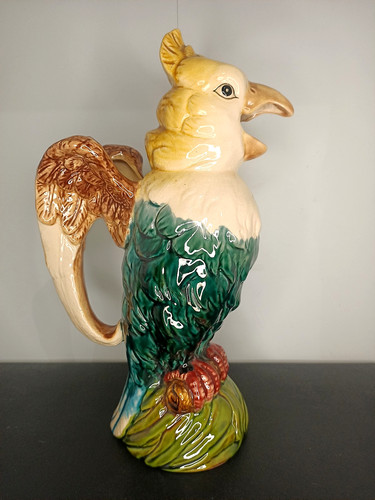 Ancien pichet perroquet - ancien,