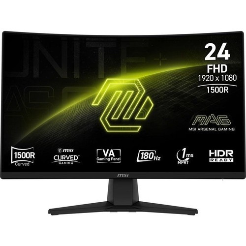 écran incurvé msi - mag, 24"