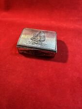 Marine Silver Steel Chest? Jewelry Box? Sailboat decor  ️ at sea 