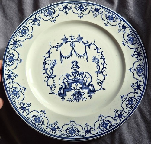 Assiettes jules vieillard - vieillard, &