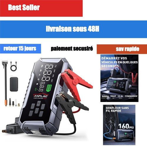 Booster batterie voiture - , 8000a