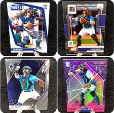 Five Different 2022 Cal Raleigh Rookie Cards