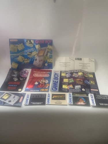 Nintendo game boy lot - lot, manuels