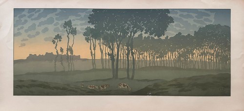 Henri riviere lithographie - henri,