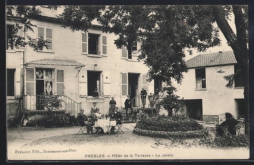 Cpa presles hôtel la - cpa, de