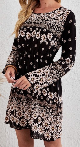 Robe fleurie multicolore - ,