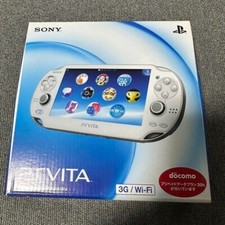 SONY PlayStation PS Vita PCH-1100 AB02 Crystal White 3G/Wi‐Fi Boxed Exc
