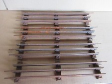 C4 Vintage Märklin Allemagne Lot 4 Droites Rails Zéro O Réseau Train