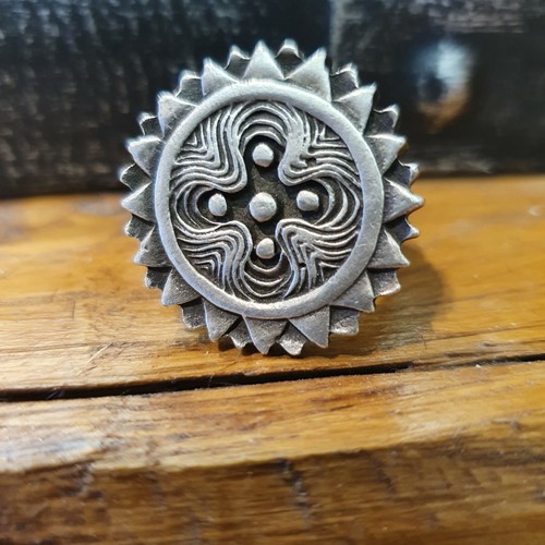 Bague tribu rigaux etain - bague,