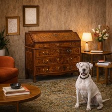 Meuble Baroque Ancien Noyer 3