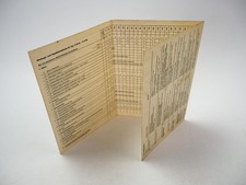 Deutz D6806 - D7206 Tractors Maintenance Inspection Chart Wiring Diagram Circa 1980