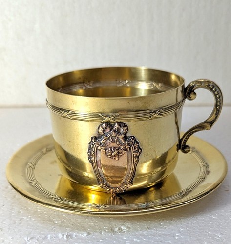 Tasse ancienne laiton - tasse,