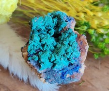 Azurite malachite brute