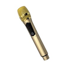 Gold Home Wireless Microphone 1 For 1 80Hz To 15KHz Handheld Microphone With NEW