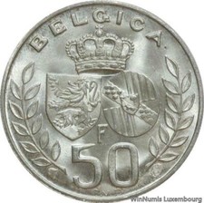 W0036 Belgique 50 Francs