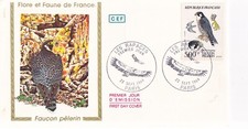 1st day day envelope stamp 1984 RAPACE RAPTOR EAGLE FALCON FALCON PEELERIN 3