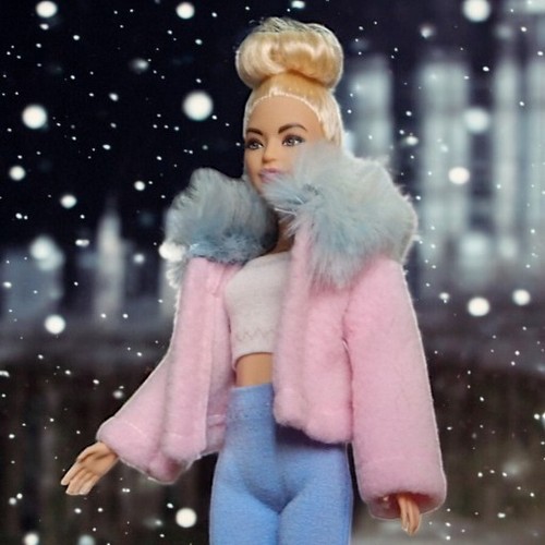 Veste polaire rose faite - , la