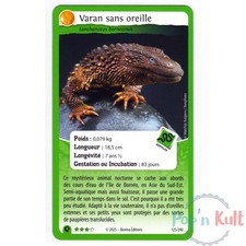 Carte Défis Nature Protect 125/240 Varan sans oreille ★★★ [FR] NM