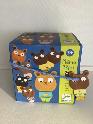 Jeu mémo ours djeco - jeu,
